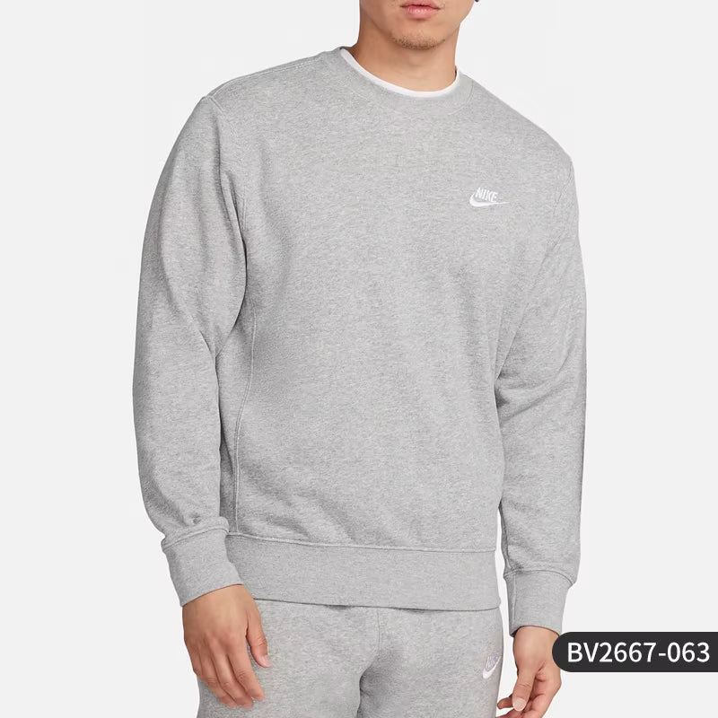 Official Authentic Spring New Men'S Simple Casual Knitted round Neck Sweatshirt BV2667-063