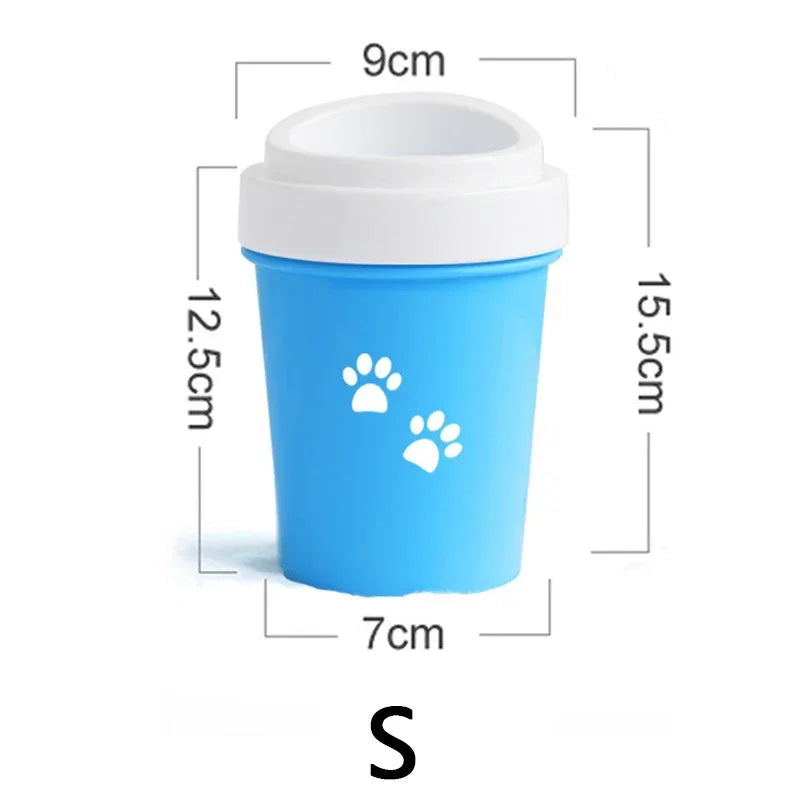Dog Paw Cleaner Cup Soft Silicone for Dogs Foot Wash Tool Pet Feet Washer Cat Dirty Paw Cleaning Brush Clean Cup Bath Sprayers