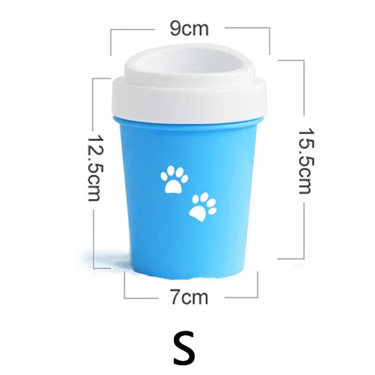 Dog Paw Cleaner Cup Soft Silicone for Dogs Foot Wash Tool Pet Feet Washer Cat Dirty Paw Cleaning Brush Clean Cup Bath Sprayers