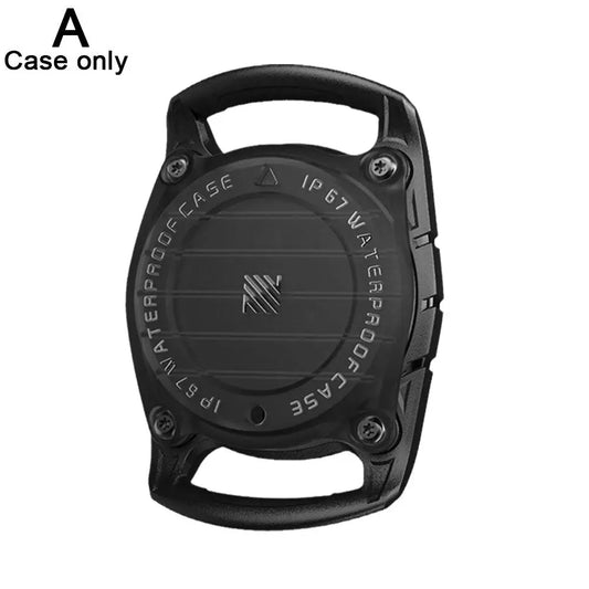 1Pc Black Case for Apple Airtag Case Dog Cat Collar GPS Finder IP67 Waterproof Protective Case for Apple Air Tag Tracker Holder