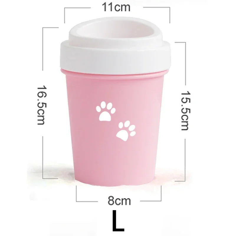 Dog Paw Cleaner Cup Soft Silicone for Dogs Foot Wash Tool Pet Feet Washer Cat Dirty Paw Cleaning Brush Clean Cup Bath Sprayers