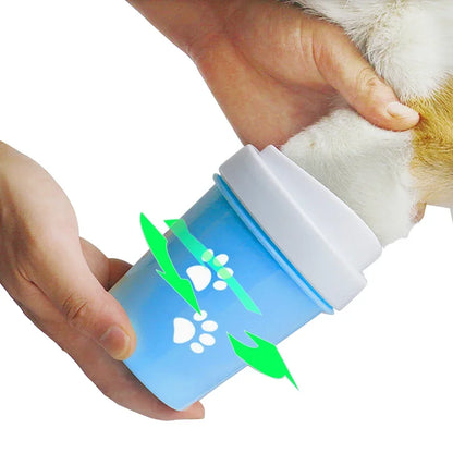 Dog Paw Cleaner Cup Soft Silicone for Dogs Foot Wash Tool Pet Feet Washer Cat Dirty Paw Cleaning Brush Clean Cup Bath Sprayers