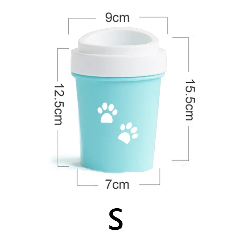 Dog Paw Cleaner Cup Soft Silicone for Dogs Foot Wash Tool Pet Feet Washer Cat Dirty Paw Cleaning Brush Clean Cup Bath Sprayers