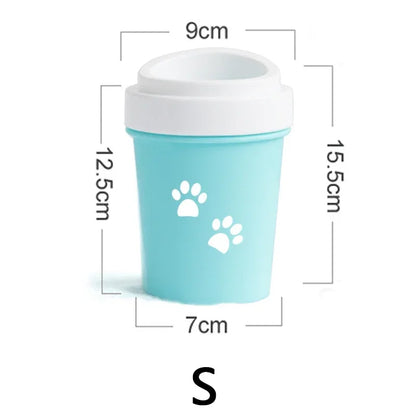 Dog Paw Cleaner Cup Soft Silicone for Dogs Foot Wash Tool Pet Feet Washer Cat Dirty Paw Cleaning Brush Clean Cup Bath Sprayers